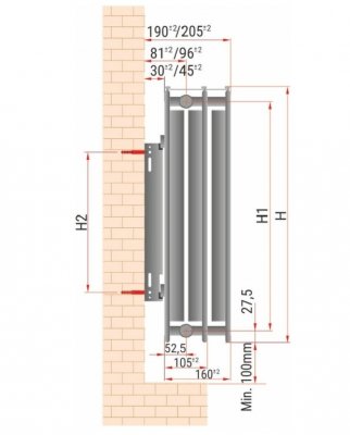 Grzejnik stalowy panelowy Diamond C33 900x600