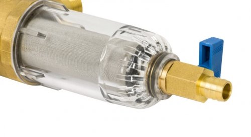 Filtr do wody mechaniczny samoczyszczący z manometrem i płukaniem 1 cal 