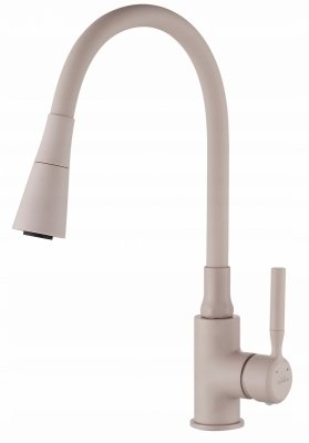 Bateria zlewozmywakowa elastyczna beżowa Invena Pogo Plus