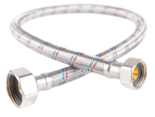 Ferro wąż w oplocie  3/4”×1/2” 30cm nakrętno - nakrętny