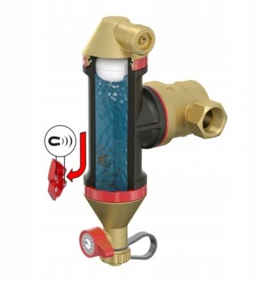 Separator zanieczyszczeń powietrza i osadu Flamco 30043 1 cal