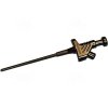 Chwytak pazurkowy gn. 4mm KLEPS 30-BK, 60V= / 30V~, 6A, czarny