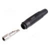 Gniazdo 4mm na przewód GP430-BK 24A czarny