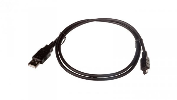 Kabel USB 1m czarny USB A/M wtyk - miniUSB B/M wtyk s/USB 2.0 AK-300108-010-S