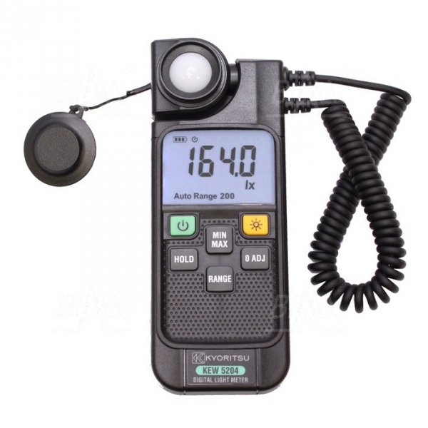 KEW5204BT Luksomierz 0,1 ~ 199 900 lx , Bluetooth