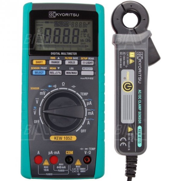 KEW1052 Multimetr TRMS-1kHz, sensor mode + cęgi 8115 AC 130A/DC 180A