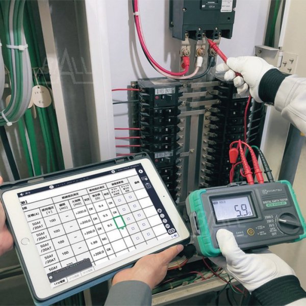 KEW4105DLBT Miernik rezystancji uziemienia Bluetooth + torba +szpulki