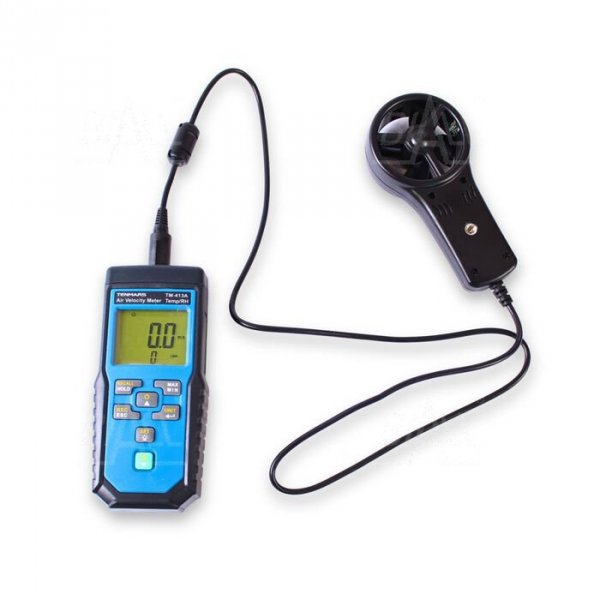 TM413A Anemometr, przepływ, temp, wilgotność TENMARS
