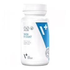  VET EXPERT Skin&amp;Coat Skóra i Sierść Suplement diety dla psa i kota 30 kapsułek