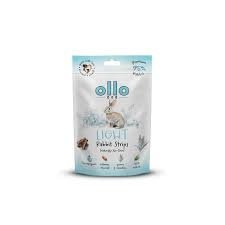 Ollo Air -Dried  Light Rabbit Strips Przysmaki funkcyjne dla psa z Królikiem 80g