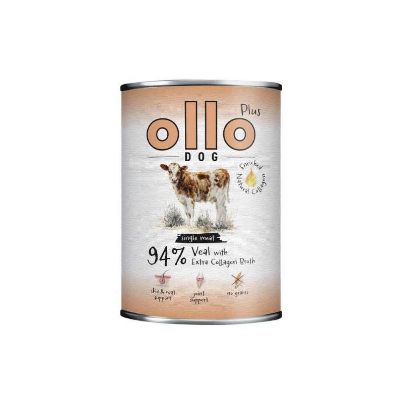 Ollo Plus Kolagen Cielęcina 400g Karma Mokra Dla Psa