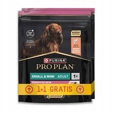 Purina Pro Plan Sensitive Skin small&amp;mini Łosoś 700g+700g Karma Sucha Dla Psów Dorosłych Ras Małych 