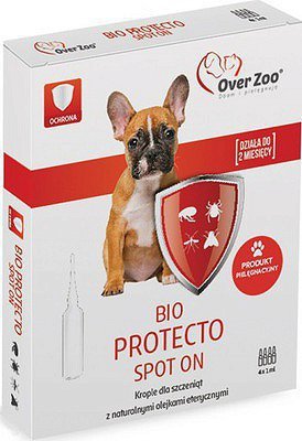 OVERZOO Bio Protecto Spot On krople dla szczeniąt 4x1ml