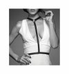 Bijoux Indiscrets Maze  Harness Brown  oprząż na talię i szyję