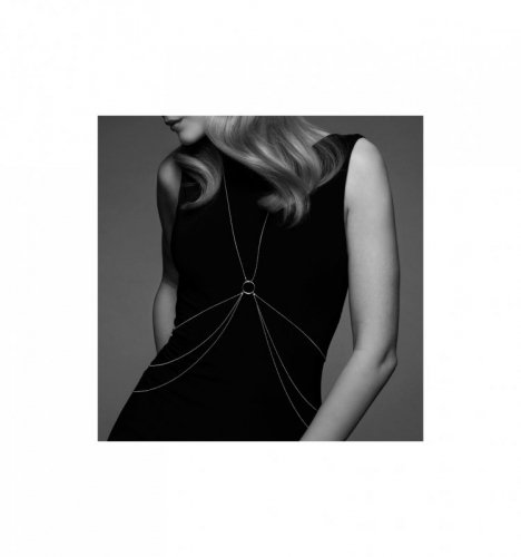 Bijoux Indiscrets Magnifique 8 Body Chain (srebrny) - łańcuszek w kształcie liczby 8