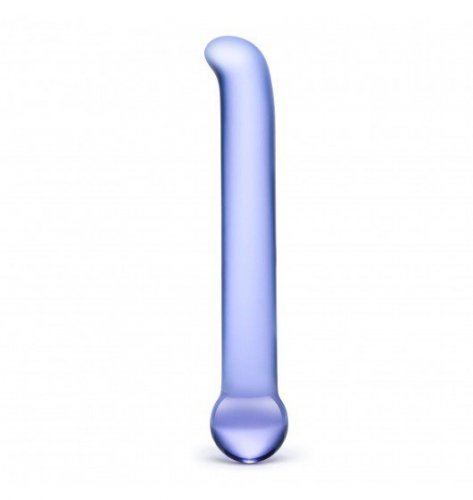 Glas Purple Glass G-Spot Tickler - szklane dildo