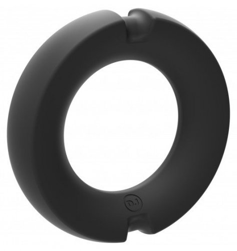 Kink Hybrid Silicone Covered Metal Cock Ring - pierścien erekcyjny 50mm