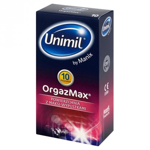 Unimil Box 10 Orgazmax - prezerwatywy 