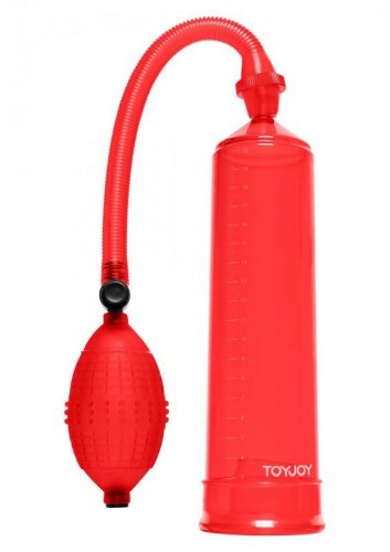 ToyJoy Power Pump Red - pompka do penisa