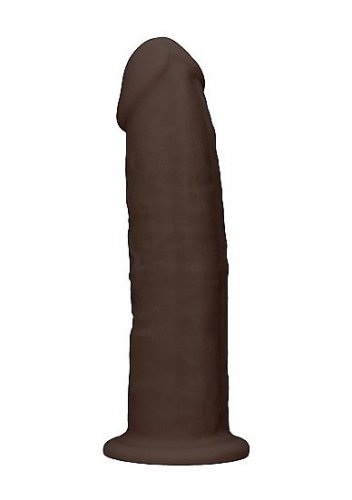  RealRock Silicone Dildo Without Balls 15,3 cm Brown - realistyczne dildo 
