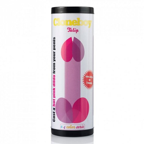  Cloneboy Dildo Tulip Hot Pink - zestaw do klonowania penisa z przyssawką