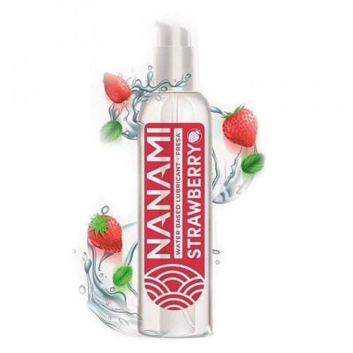 Nanami Strawberry - żel intymny na bazie wody, truskawka