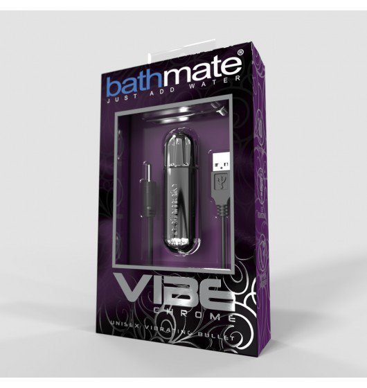 Bathmate Vibe Bullet (chrome) - pocisk wibrujący