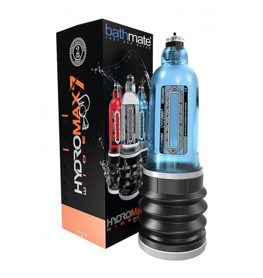 Bathmate Hydromax7 Wide Boy Aqua Blue - pompka do penisa