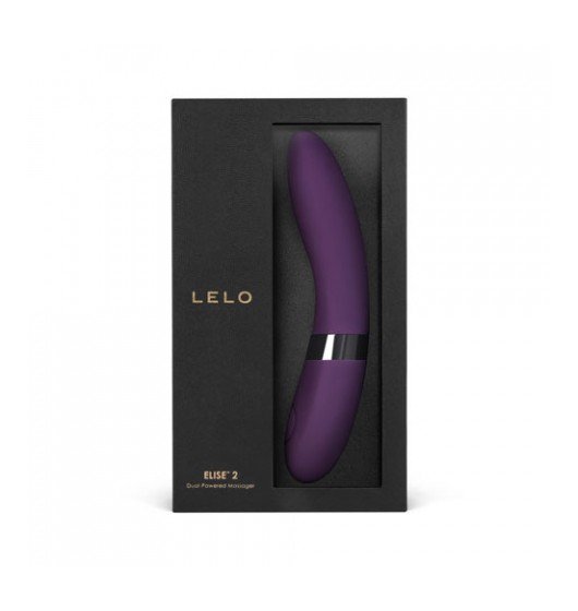 Lelo Elise 2 - wibrator do stymulacji punktu G  śliwkowy