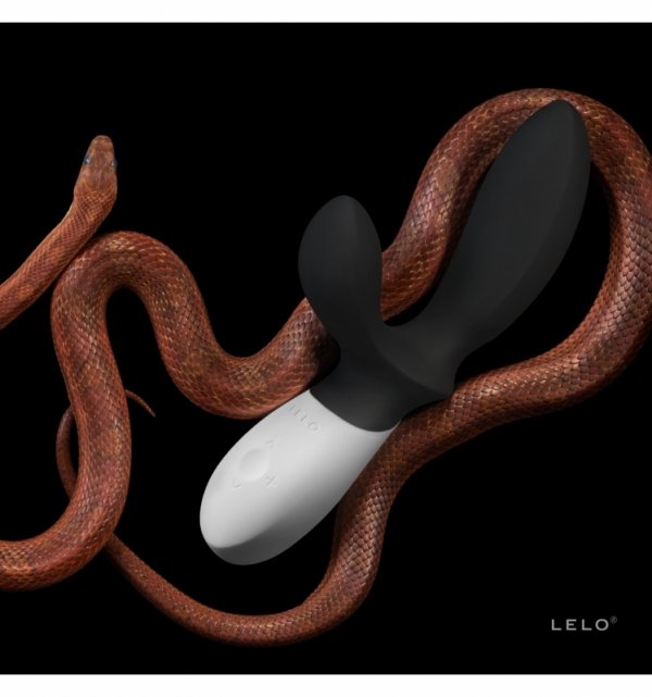 Lelo Loki Wave, black - wibrujący masażer prostaty