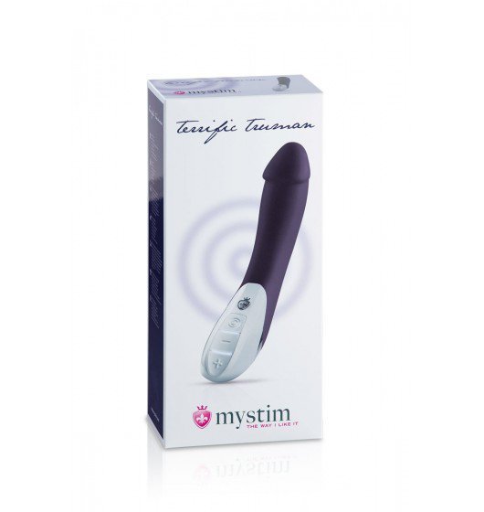 Mystim Terrific Truman - klasyczny wibrator  (granatowy)