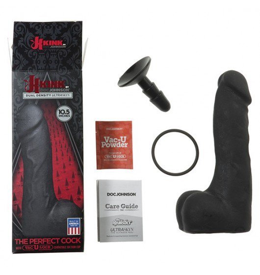 Kink The Perfect Cock With Removable Vac-U-Lock™ Suction Cup 10.5&quot;- Dildo