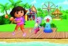 Puzzle 90 Elementów Dora poznaje świat - wesołe miasteczko