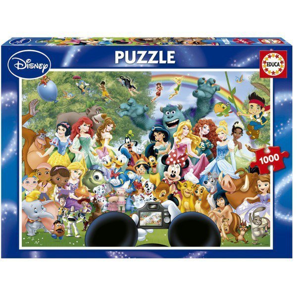 Puzzle 1000 elementów Cudowny świat Disneya