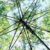 Natura - długi parasol na deszcz i słońce z filtrem UV UPF50+