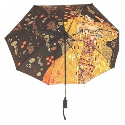 Parasolka składana full-auto - Gustav Klimt - Adele /B - wzór od spodu