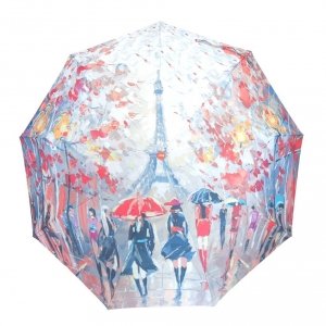Paryż modny - parasolka składana półautomat