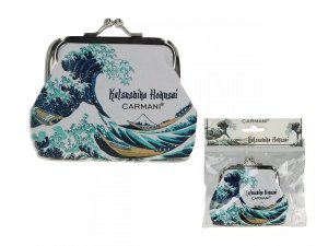 Portfelik mały - Hokusai Katsushika - Wielka fala w Kanagawie