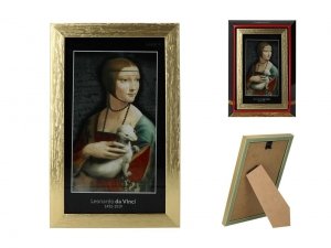 Obrazek 13x21 - Leonardo da Vinci - Dama z łasiczką