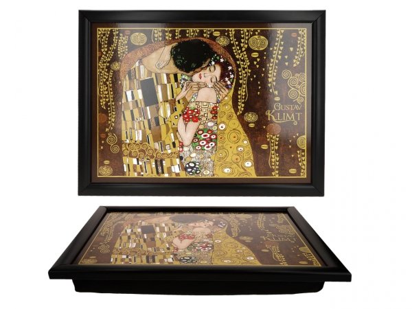 Podstawka pod laptopa - Gustav Klimt - Pocałunek