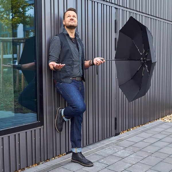 FARE®-Steel ekskluzywny składany parasol męski 