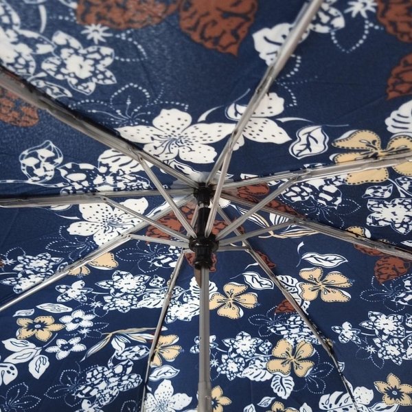 Kwiaty i liście - mini parasolka alu light Gremo