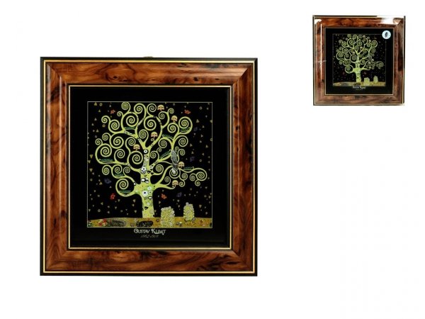 Obrazek 14,5x14,5 - Gustav Klimt - Drzewo życia