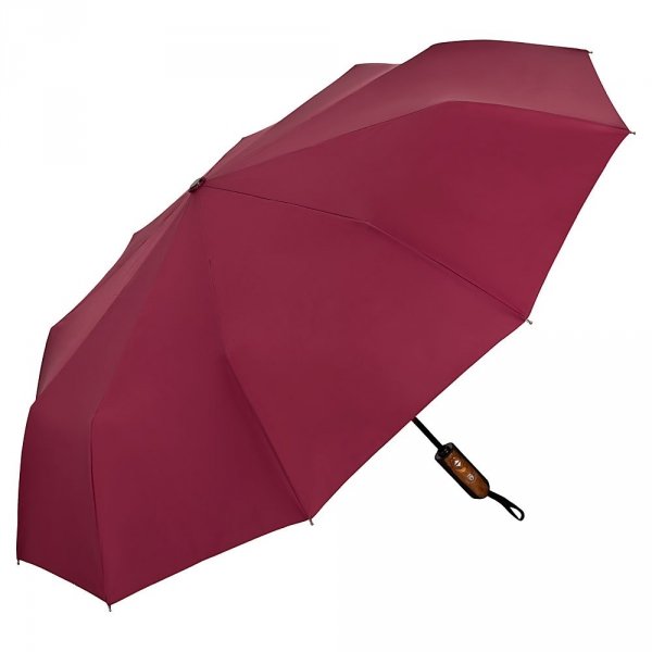Clark burgund elegancki parasol 10-drutowy w etui Von Lilienfeld