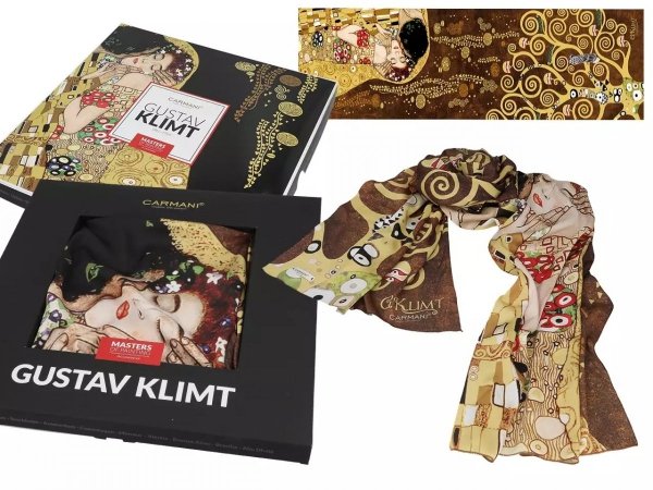 Szal - Gustav Klimt - Pocałunek