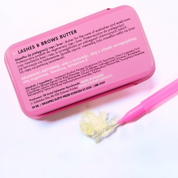 Masełko do pielęgnacji rzęs i brwi Lash&amp;Brows Butter Pimp My Lashes