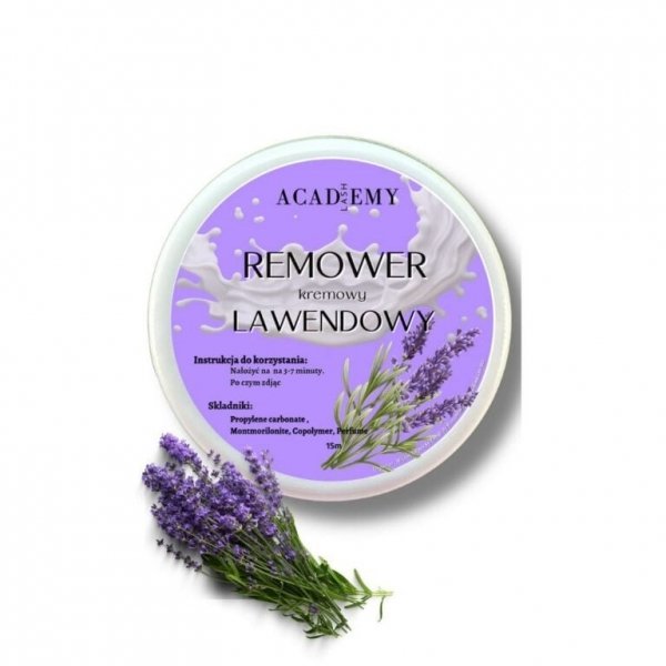 Remover Kremowy do Rzęs 15ml LashAcademy LAWENDA