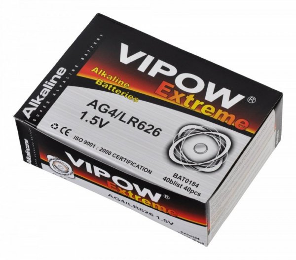 BAT0184 Bateria Vipow Extreme AG4 (1 sztuka/blister)
