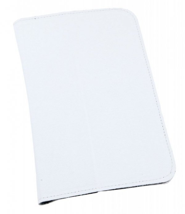 KOM0430 Etui białe dedykowane do Samsung Galaxy Tab P3100 (skóra naturalna)