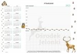 Jelonkowe biuwary - podkłady biurkowe z rysunkami Ilustracje Issi
